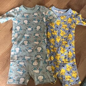 Hanna Andersson Pokémon pjs set of 2 size 8